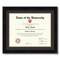 ArtToFrames 16x20 inch Diploma Frame - Framed with Black and Gold Mats, Comes with Regular Acrylic and Sawtooth Hanger for Wall Hanging (D-16x20)